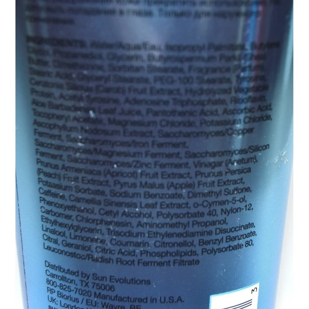 ProTan For Men Energize Invigorating Intensifier Tanning Lotion 9.5oz 280mL
